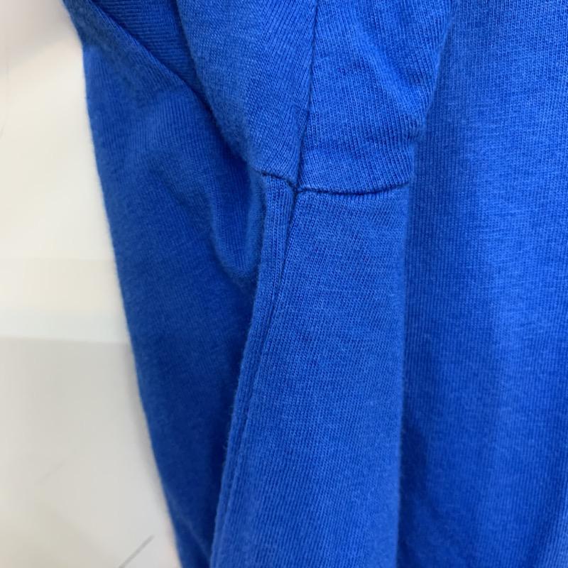 アディダス adidas Tシャツ 半袖 160cm プリント 青 / ブルー /  ボーイズ USED 古着 中古 10039267