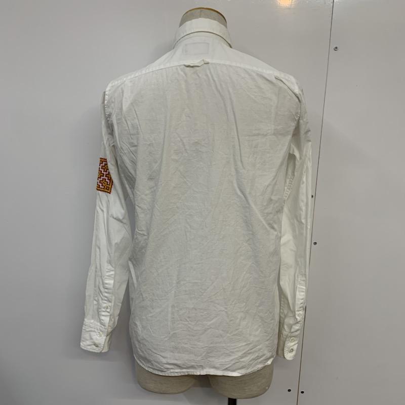 メタファー METAPHORE シャツ、ブラウス 長袖 2 無地 白 / ホワイト /  メンズ USED 古着 中古 10039294