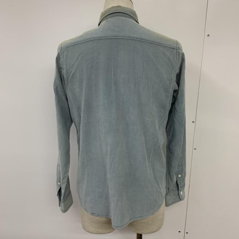 ガイジンメイド GAIJIN MADE シャツ、ブラウス 長袖 1 無地 水色 / ライトブルー /  メンズ USED 古着 中古 10039360