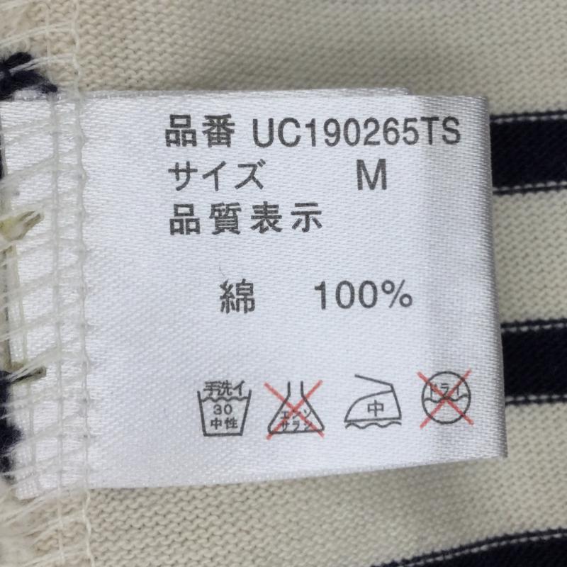 グローバルワーク GLOBAL WORK カットソー 長袖 M ボーダー柄 アイボリー / アイボリー / X 紺 / ネイビー /  レディース USED 古着 中古 10039651