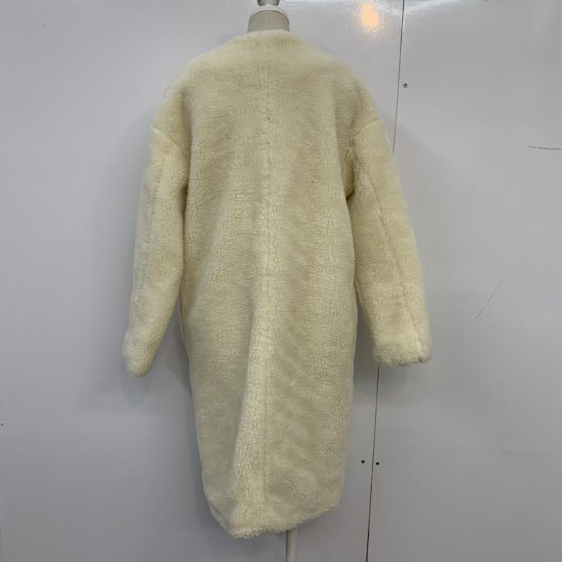 アズールバイマウジー AZUL BY MOUSSY コート コート一般 S 無地 白 / ホワイト /  レディース USED 古着 中古 10039742