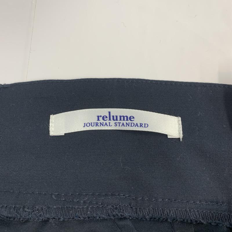 レリュームジャーナルスタンダード relume Journal Standard スカート ひざ丈スカート M 無地 紺 / ネイビー /  レディース USED 古着 中古 10039963