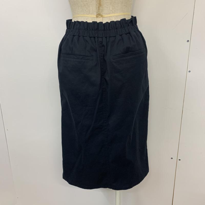 レリュームジャーナルスタンダード relume Journal Standard スカート ひざ丈スカート M 無地 紺 / ネイビー /  レディース USED 古着 中古 10039963