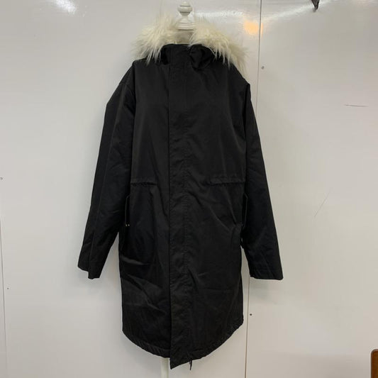 ニコアンド niko and... ジャケット、上着 ジャンパー、ブルゾン M 無地 黒 / ブラック /  レディース USED 古着 中古 10040013