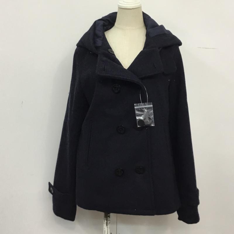 コーエン coen コート コート一般 L 無地 紺 / ネイビー /  レディース USED 古着 中古 10040137