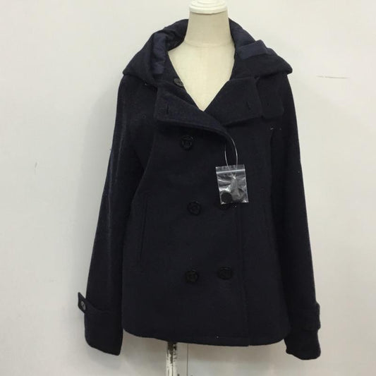コーエン coen コート コート一般 L 無地 紺 / ネイビー /  レディース USED 古着 中古 10040137