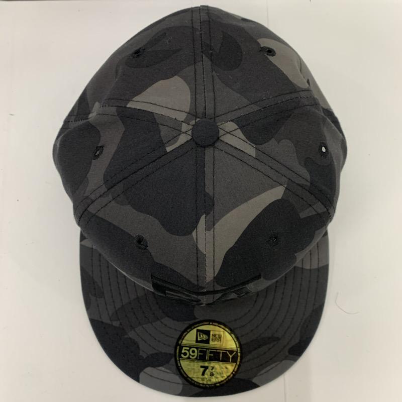 アベイシングエイプ A BATHING APE 帽子 キャップ 総柄 黒 / ブラック /  メンズ USED 古着 中古 10040342