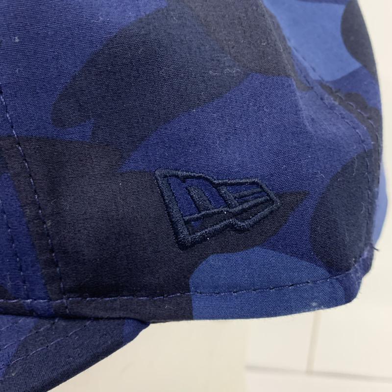 アベイシングエイプ A BATHING APE 帽子 キャップ NEW ERA カモフラージュ柄・迷彩 青 / ブルー /  メンズ USED 古着 中古 10040344