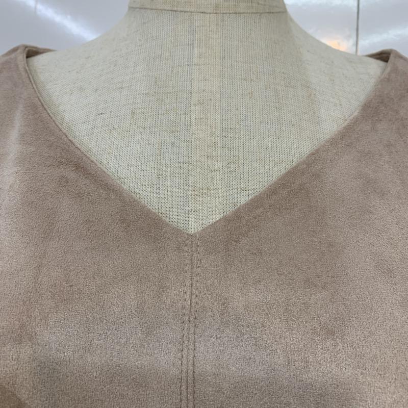 アーバンリサーチ URBAN RESEARCH カットソー 七分袖 プルオーバー FREE 無地 グレージュ / グレージュ /  レディース USED 古着 中古 10040441