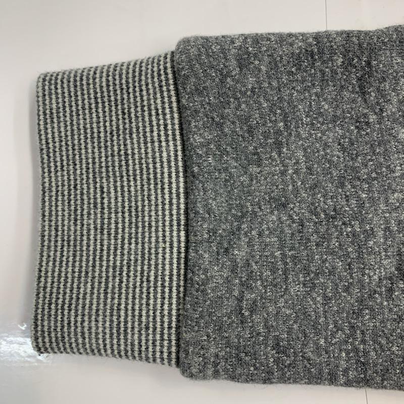 ミルクフェド MILKFED. ワンピース ひざ丈スカート ロゴ スウェット 切り替え S ロゴ、文字 灰 / グレー /  レディース USED 古着 中古 10040468