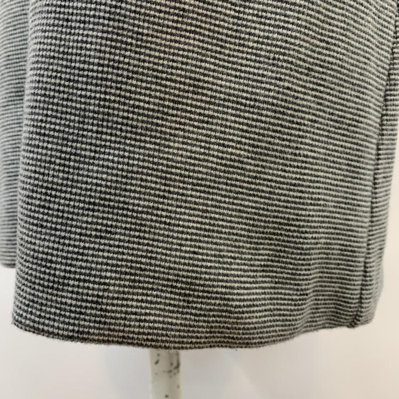ミルクフェド MILKFED. ワンピース ひざ丈スカート ロゴ スウェット 切り替え S ロゴ、文字 灰 / グレー /  レディース USED 古着 中古 10040468