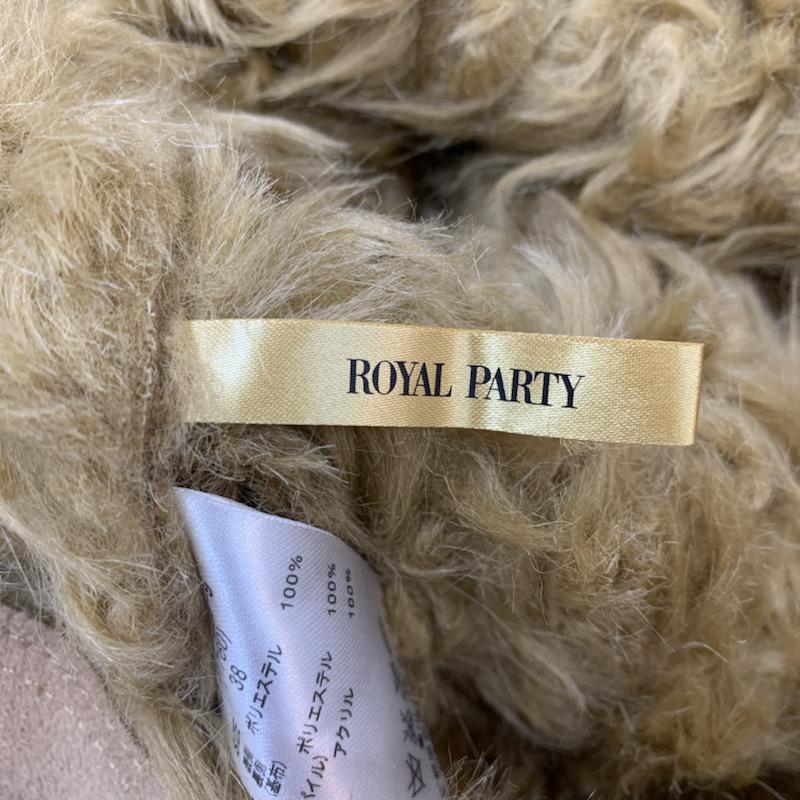 ロイヤルパーティー ROYAL PARTY コート コート一般 38 無地 茶 / ブラウン /  レディース USED 古着 中古 10040685