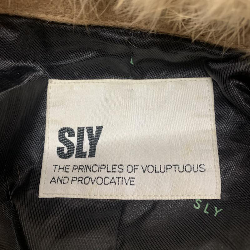スライ SLY コート コート一般 1 無地 茶 / ブラウン /  レディース USED 古着 中古 10040701