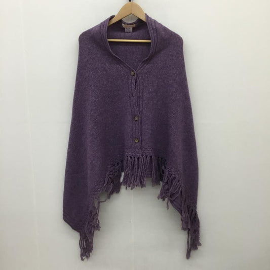 ビームス ハート BEAMS HEART トップス トップス ニットポンチョ FREE  紫 / パープル /  レディース USED 古着 中古 10040740
