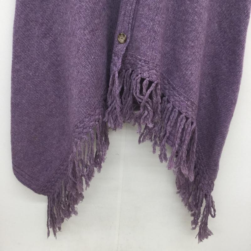 ビームス ハート BEAMS HEART トップス トップス ニットポンチョ FREE  紫 / パープル /  レディース USED 古着 中古 10040740