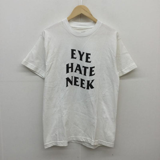 アンチソーシャルソーシャルクラブ ANTI SOCIAL SOCIAL CLUB Tシャツ 半袖 EYE HATE NEEK TEE　ロゴプリントTシャツ M ロゴ、文字 白 / ホワイト / X 黒 / ブラック /  メンズ USED 古着 中古 10040911