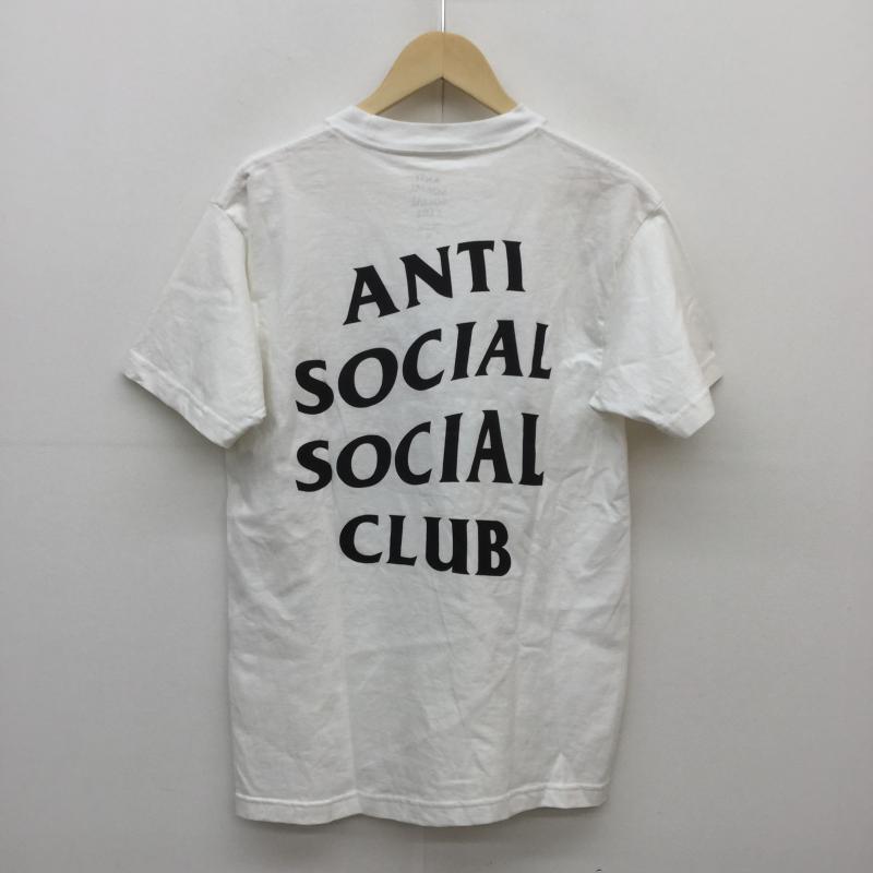 アンチソーシャルソーシャルクラブ ANTI SOCIAL SOCIAL CLUB Tシャツ 半袖 EYE HATE NEEK TEE　ロゴプリントTシャツ M ロゴ、文字 白 / ホワイト / X 黒 / ブラック /  メンズ USED 古着 中古 10040911