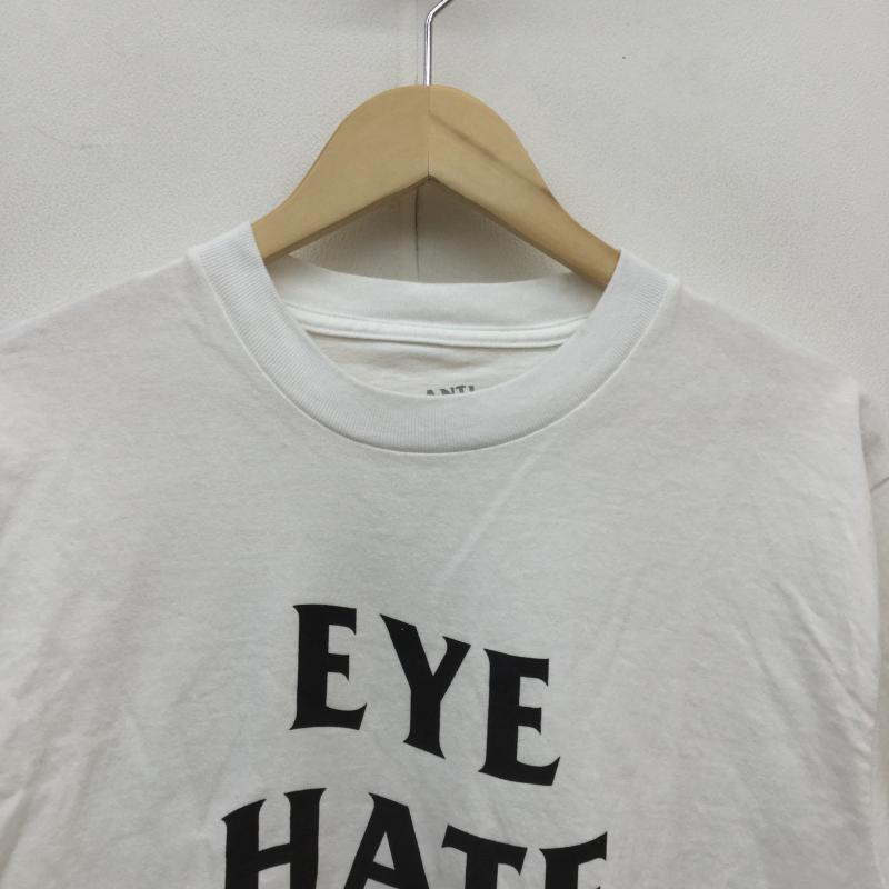 アンチソーシャルソーシャルクラブ ANTI SOCIAL SOCIAL CLUB Tシャツ 半袖 EYE HATE NEEK TEE　ロゴプリントTシャツ M ロゴ、文字 白 / ホワイト / X 黒 / ブラック /  メンズ USED 古着 中古 10040911