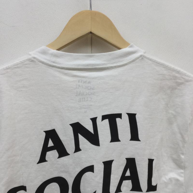 アンチソーシャルソーシャルクラブ ANTI SOCIAL SOCIAL CLUB Tシャツ 半袖 EYE HATE NEEK TEE　ロゴプリントTシャツ M ロゴ、文字 白 / ホワイト / X 黒 / ブラック /  メンズ USED 古着 中古 10040911