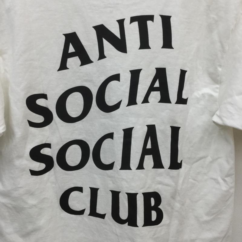 アンチソーシャルソーシャルクラブ ANTI SOCIAL SOCIAL CLUB Tシャツ 半袖 EYE HATE NEEK TEE　ロゴプリントTシャツ M ロゴ、文字 白 / ホワイト / X 黒 / ブラック /  メンズ USED 古着 中古 10040911