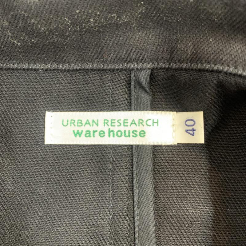 アーバンリサーチ URBAN RESEARCH ジャケット、上着 ジャケット、ブレザー ステンカラージャケット 40 無地 黒 / ブラック /  メンズ USED 古着 中古 10040935