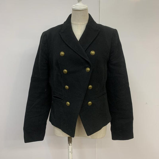 バナナリパブリック BANANA REPUBLIC ジャケット、上着 ジャケット、ブレザー 4 無地 黒 / ブラック /  レディース USED 古着 中古 10041130
