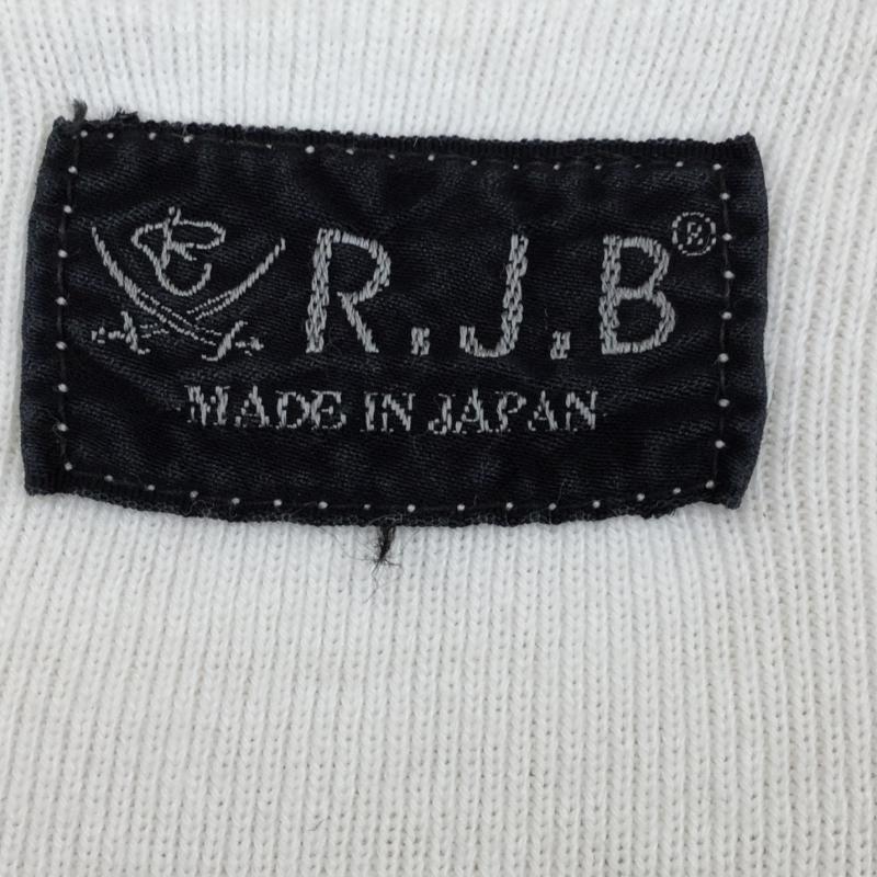アールジェイビー R.J.B Tシャツ 半袖 THE FLAT HEAD ロゴ、文字 白 / ホワイト /  メンズ USED 古着 中古 10041146
