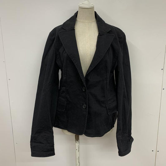 カルヴァン クライン ジーンズ Calvin Klein Jeans ジャケット、上着 ジャケット、ブレザー テーラードジャケット L 無地 黒 / ブラック /  レディース USED 古着 中古 10041164