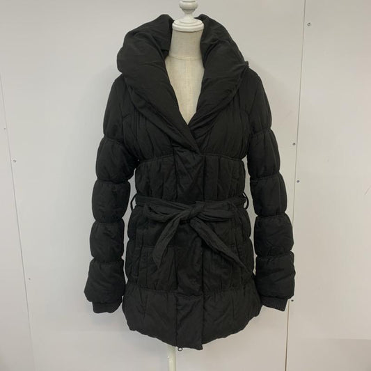 イング INGNI コート ダウンコート M 無地 黒 / ブラック /  レディース USED 古着 中古 10041201
