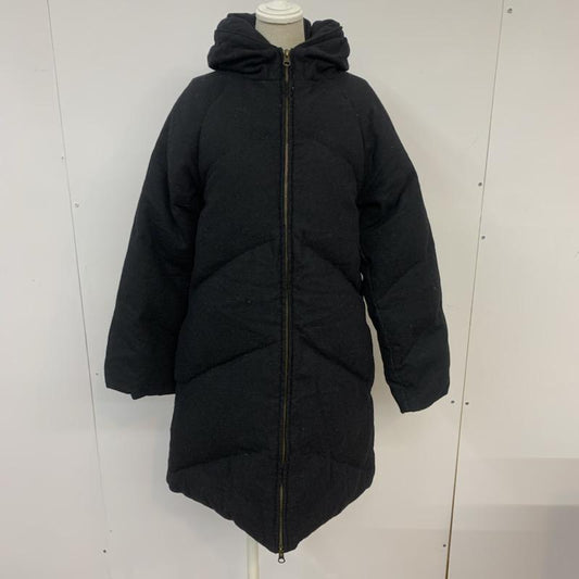 グリーンレーベルリラクシング green label relaxing コート ダウンコート 38 無地 黒 / ブラック /  レディース USED 古着 中古 10041209