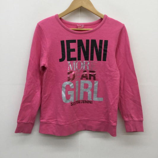 シスタージェニィ SISTER JENNI カットソー 長袖 150cm ロゴ、文字 桃 / ピンク /  ガールズ USED 古着 中古 10041335