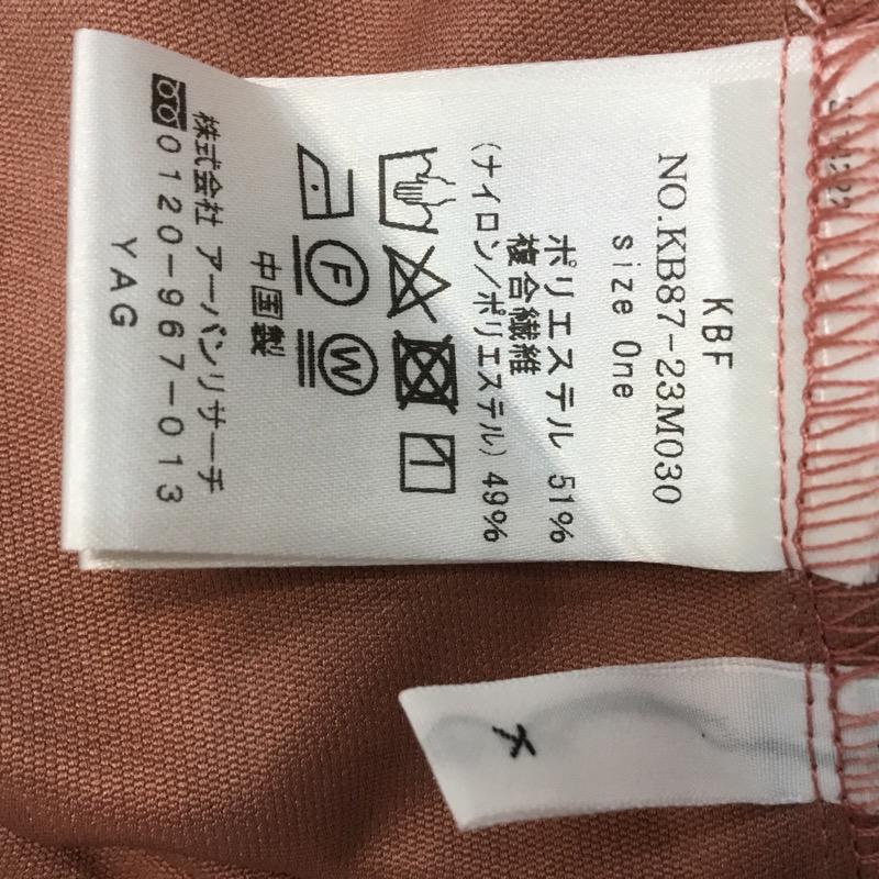 ケービーエフ KBF カットソー 長袖 無地 桃 / ピンク /  レディース USED 古着 中古 10041369