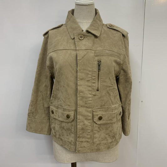 アーバンリサーチ URBAN RESEARCH ジャケット、上着 ジャケット、ブレザー ミリタリージャケット 迷彩 カモフラ 七分袖 FREE カモフラージュ柄・迷彩 ベージュ / ベージュ /  レディース USED 古着 中古 10041497