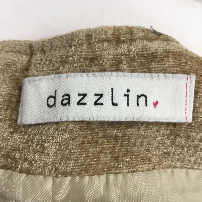 ダズリン dazzlin ワンピース ミニスカート S  茶 / ブラウン /  レディース USED 古着 中古 10041653