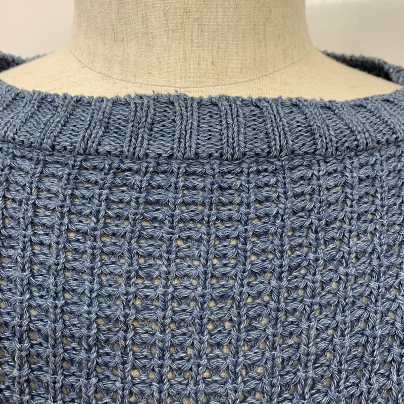 ジャーナルスタンダードホームステッド JOURNAL STANDARD J.S HOMESTEAD ニット、セーター 長袖 クルーネック L 水色 / ライトブルー /  メンズ USED 古着 中古 10041726
