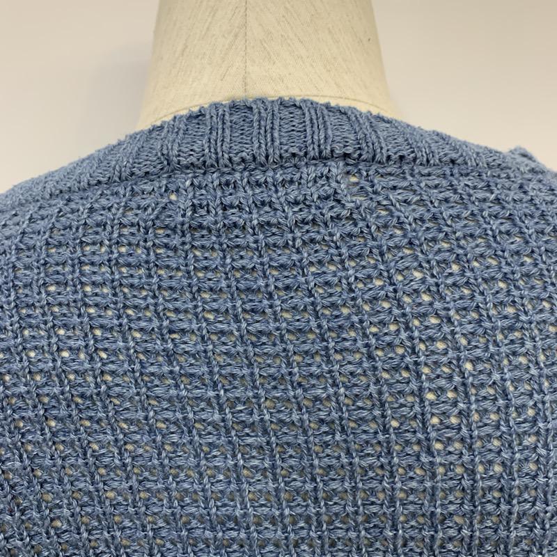 ジャーナルスタンダードホームステッド JOURNAL STANDARD J.S HOMESTEAD ニット、セーター 長袖 クルーネック L 水色 / ライトブルー /  メンズ USED 古着 中古 10041726