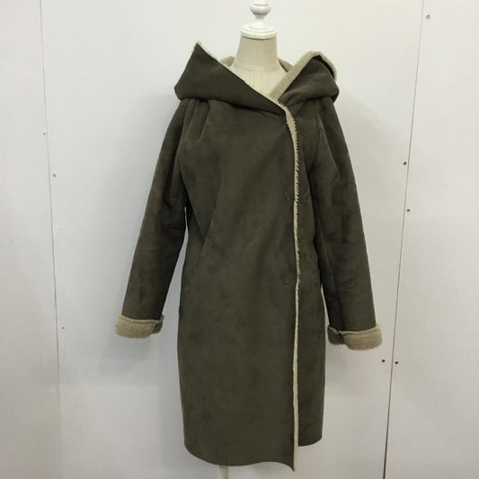 レプシィム LEPSIM コート コート一般 ムートン風コート M ダークブラウン / ダークブラウン /  レディース USED 古着 中古 10041822
