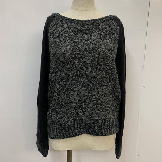 オリーブデオリーブ OLIVE des OLIVE ニット、セーター 長袖 無地 黒 / ブラック /  レディース USED 古着 中古 10041958