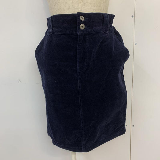 チャオパニック CIAOPANIC スカート ミニスカート M 無地 紺 / ネイビー /  レディース USED 古着 中古 10041966