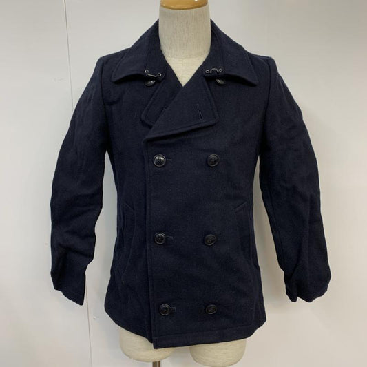 アーバンリサーチ URBAN RESEARCH コート ピーコート M 無地 紺 / ネイビー /  メンズ USED 古着 中古 10042085