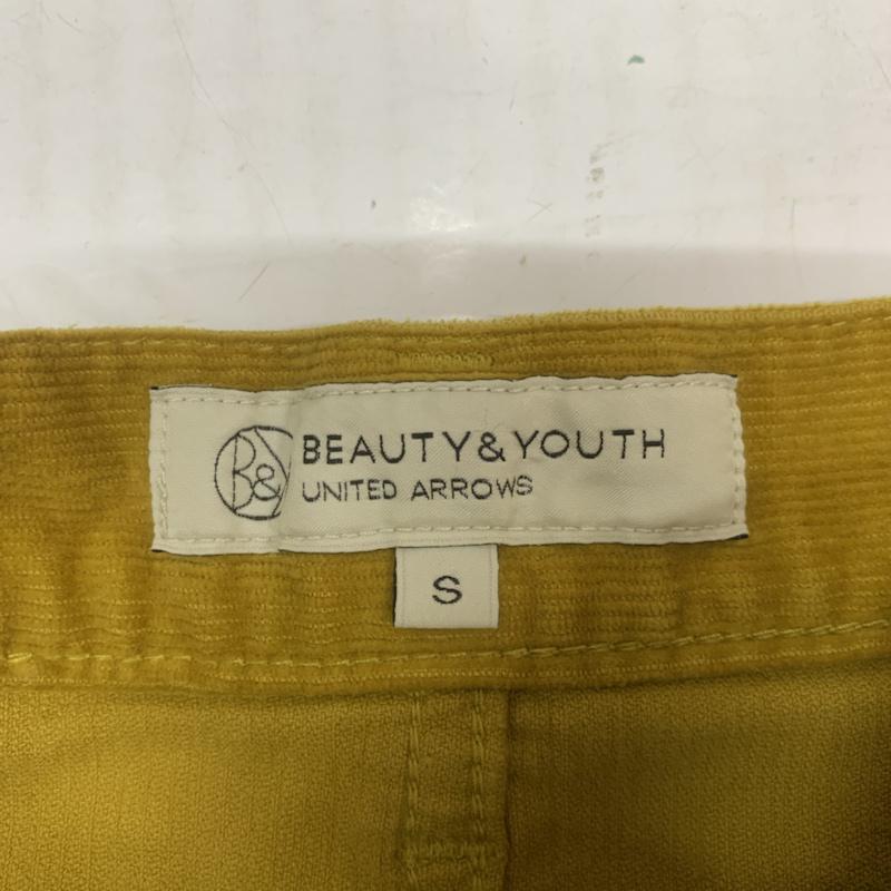 ビューティアンドユースユナイテッドアローズ BEAUTY&YOUTH UNITED ARROWS スカート ミニスカート 台形スカート コーデュロイ S 無地 マスタード / マスタード /  レディース USED 古着 中古 10042196