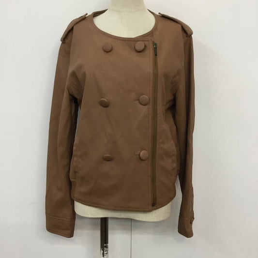 ローリーズファーム LOWRYS FARM ジャケット、上着 ジャンパー、ブルゾン FREE 無地 茶 / ブラウン /  レディース USED 古着 中古 10042262