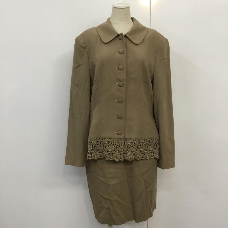 レストローズ L'EST ROSE スーツ スーツ 無地 ベージュ / ベージュ /  レディース USED 古着 中古 10042268