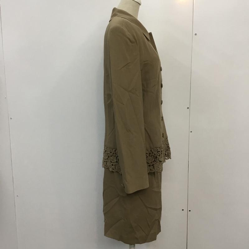 レストローズ L'EST ROSE スーツ スーツ 無地 ベージュ / ベージュ /  レディース USED 古着 中古 10042268