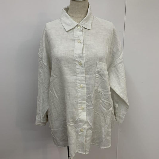 ザノースフェイス THE NORTH FACE シャツ、ブラウス 七分袖 H/S SierraMar Shirt NRW21716 XL 無地 白 / ホワイト /  レディース USED 古着 中古 10042406