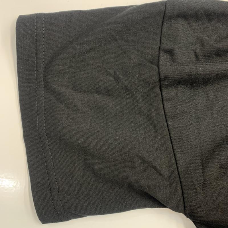 グローバルワーク GLOBAL WORK カットソー 半袖 五分袖 リボン L 無地 黒 / ブラック /  レディース USED 古着 中古 10042421