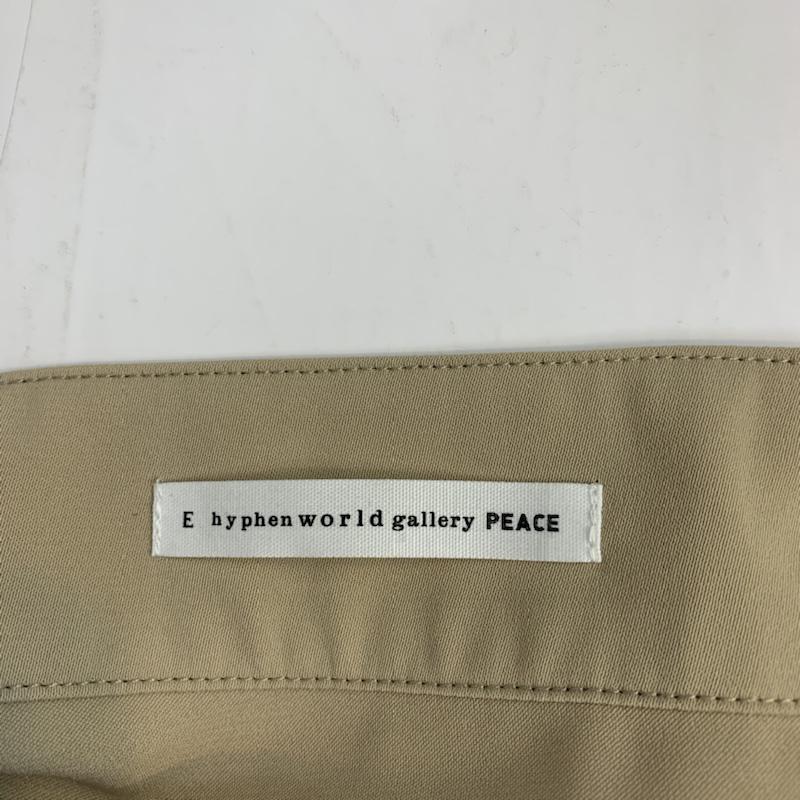 イーハイフンワールドギャラリーピー E hyphen world gallery PEACE カットソー 七分袖 ２WAY オフショルダー FREE 無地 ベージュ / ベージュ /  レディース USED 古着 中古 10042433