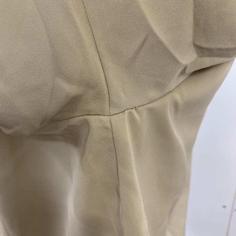 イーハイフンワールドギャラリーピー E hyphen world gallery PEACE カットソー 七分袖 ２WAY オフショルダー FREE 無地 ベージュ / ベージュ /  レディース USED 古着 中古 10042433