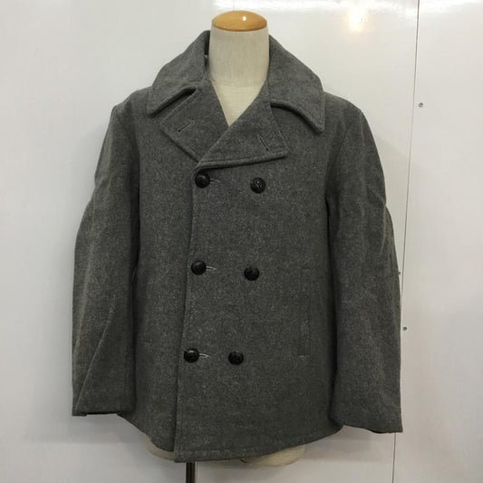 フェデリティー FIDELITY コート ピーコート L 無地 灰 / グレー /  メンズ USED 古着 中古 10042497