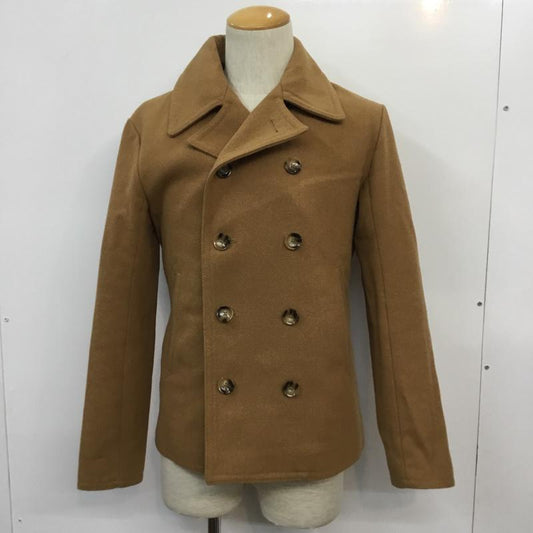 ジャーナルスタンダード JOURNAL STANDARD コート ピーコート M 無地 キャメル / キャメル /  メンズ USED 古着 中古 10042500